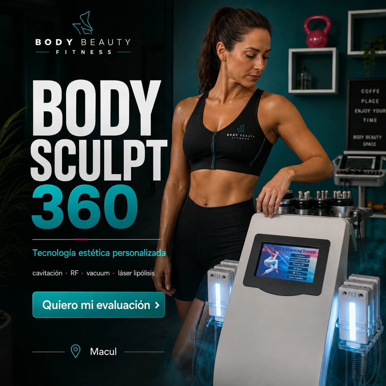 Body Sculpt 360 con tecnología KIM 8 en Macul