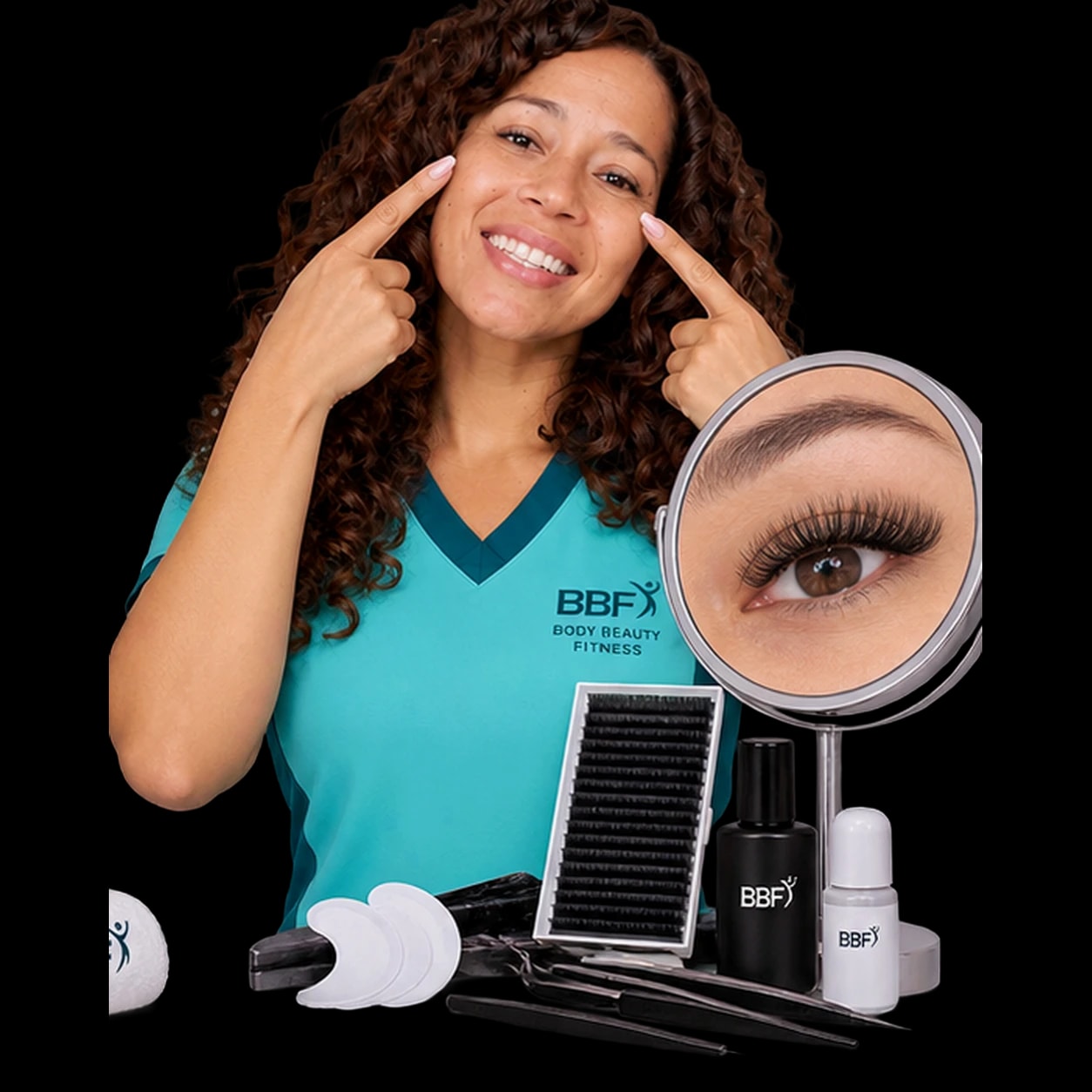Pestañas y manicure en Body Beauty Fitness